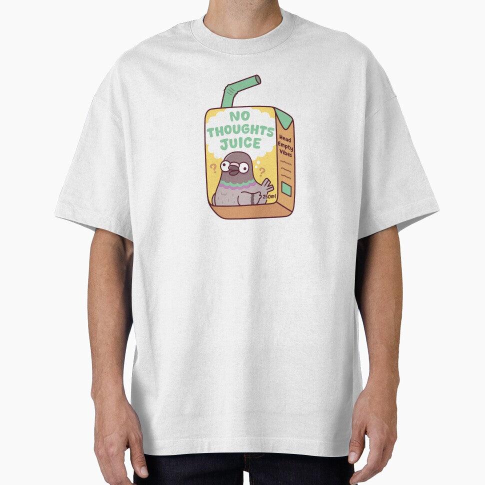 Funny Silly Pigeon No Thoughts Juice Box by rustydoodle