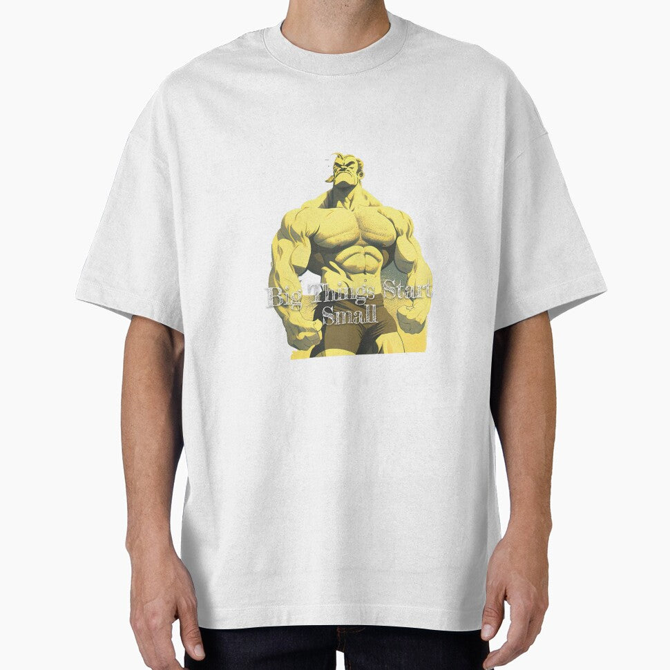 Big Things Start SmallDesignBodybuilding Fitness Gym Workout Exercise Merch Print Design by tengamerx