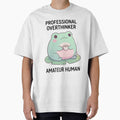 Professional Overthinker Amateur Human Cute Frog Art by Zatch-Bell