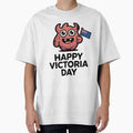 Funny Happy Victoria Day Monster Cute Patriotic Cartoon by InspiredCreatives