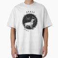 Space earth travel Laika, first space dog cute design vintage space by Designandlove