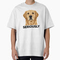 Seriously Golden Retriever Dog Owner Pet Lover by salmzouriart