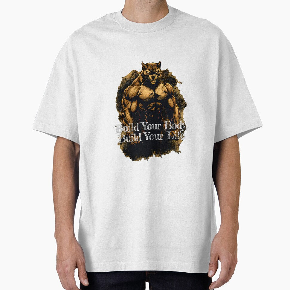 Build Your Body, Build Your LifeDesignBodybuilding Fitness Gym Workout Exercise Merch Print Design by tengamerx