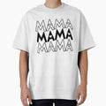 Mama Mama Mama - Mom Quotes Retro Vintage Aesthetic Cute Motherhood Mother Day Gift by FuzionRaptor