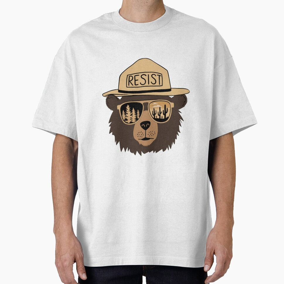 Protect our national parks - smokey the bear Resist and hands off our public lands trees by SkeletonsDanger