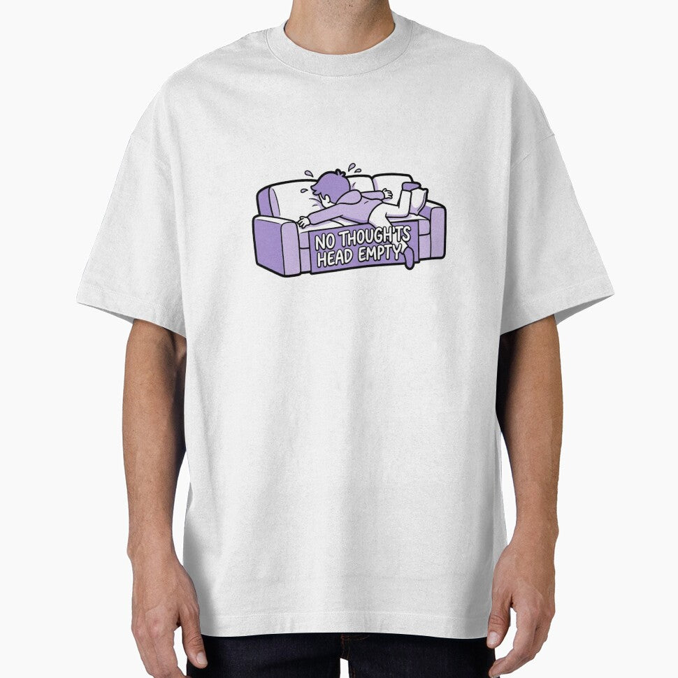 No Thoughts Head Empty Brain Off Relatable by NeonNerd Studio