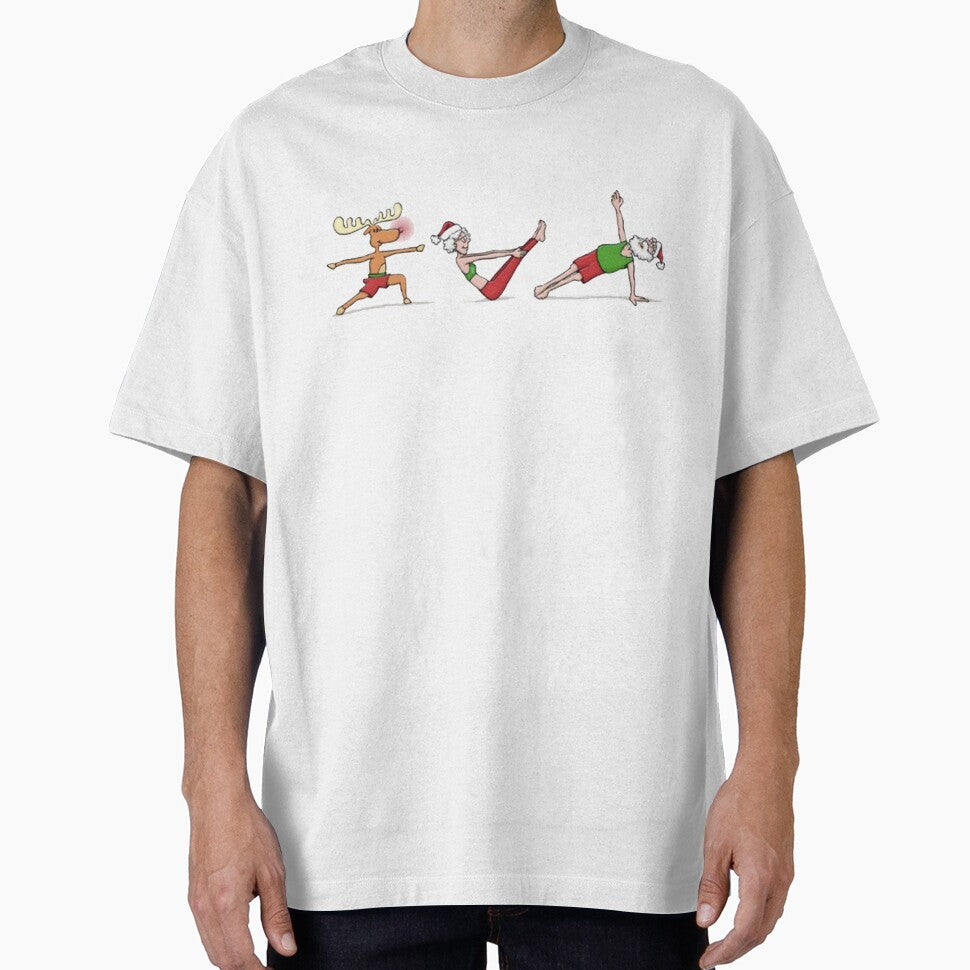 Yoga Christmas Shirt And Mug by Galvanized