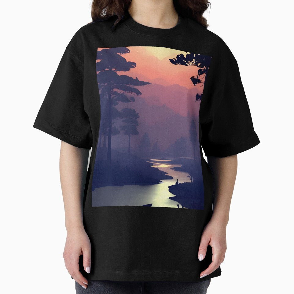 Find the Perfect Minimalist Landscape River View Print for Your Personal Style and Preferences by supeart