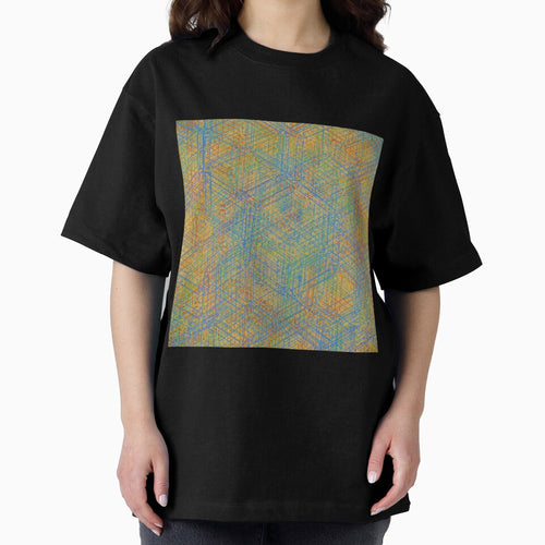 Abstract Isometric Geometry Maze – Retro Futuristic Blueprint Art by vasanthrajark