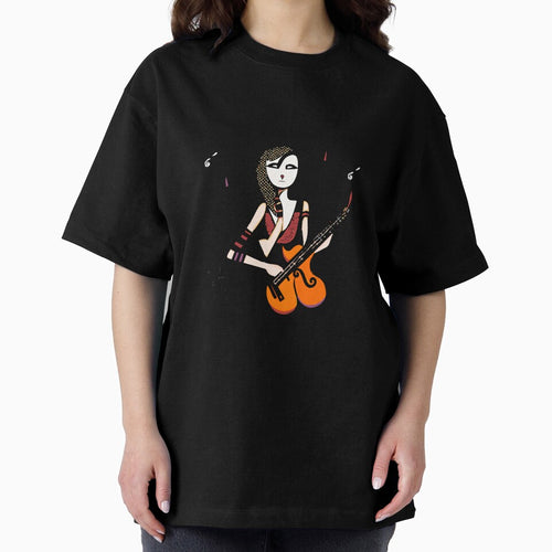 "Melodic Strings: Black Blouse and Violin" by FunnyShopGirl