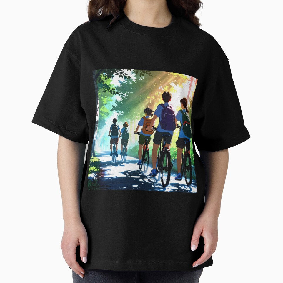 "Summer Ride | Anime Friends on a Bike Journey" by KomoFrames