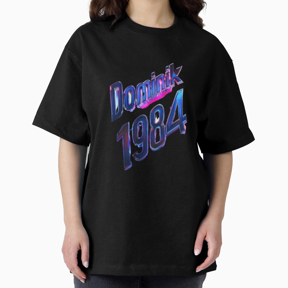 Dominik 1984 – Neon Noir Chrome by AlexLineArt