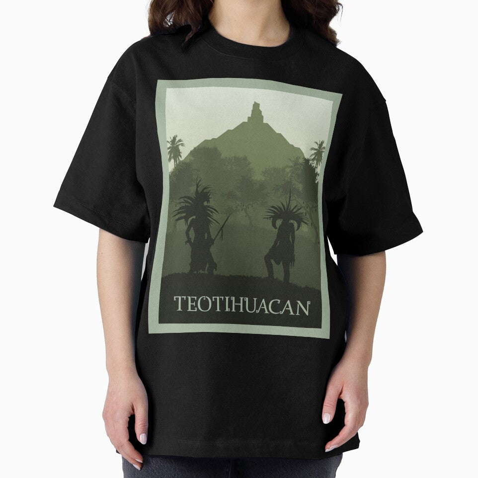 Teotihuacan - Board Games - Minimalist Travel Poster Style - Board Game Art by MeepleDesign