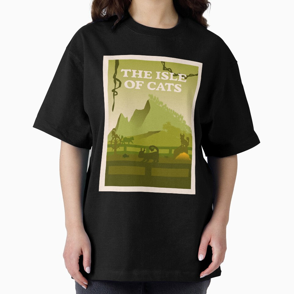The Isle of Cats (Green) - Board Games - Minimalist Travel Poster Style - Board Game Art by MeepleDesign