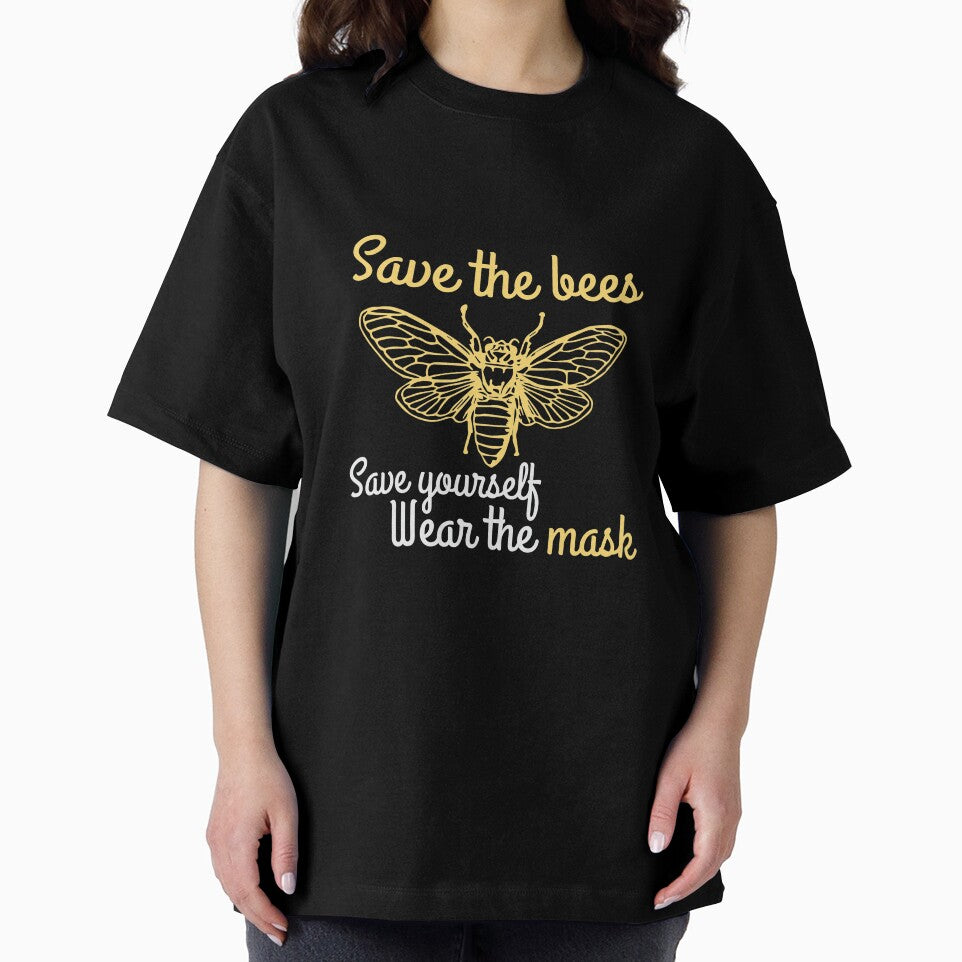 Save the bees, save yourself, wear the mask by CokeyPanda