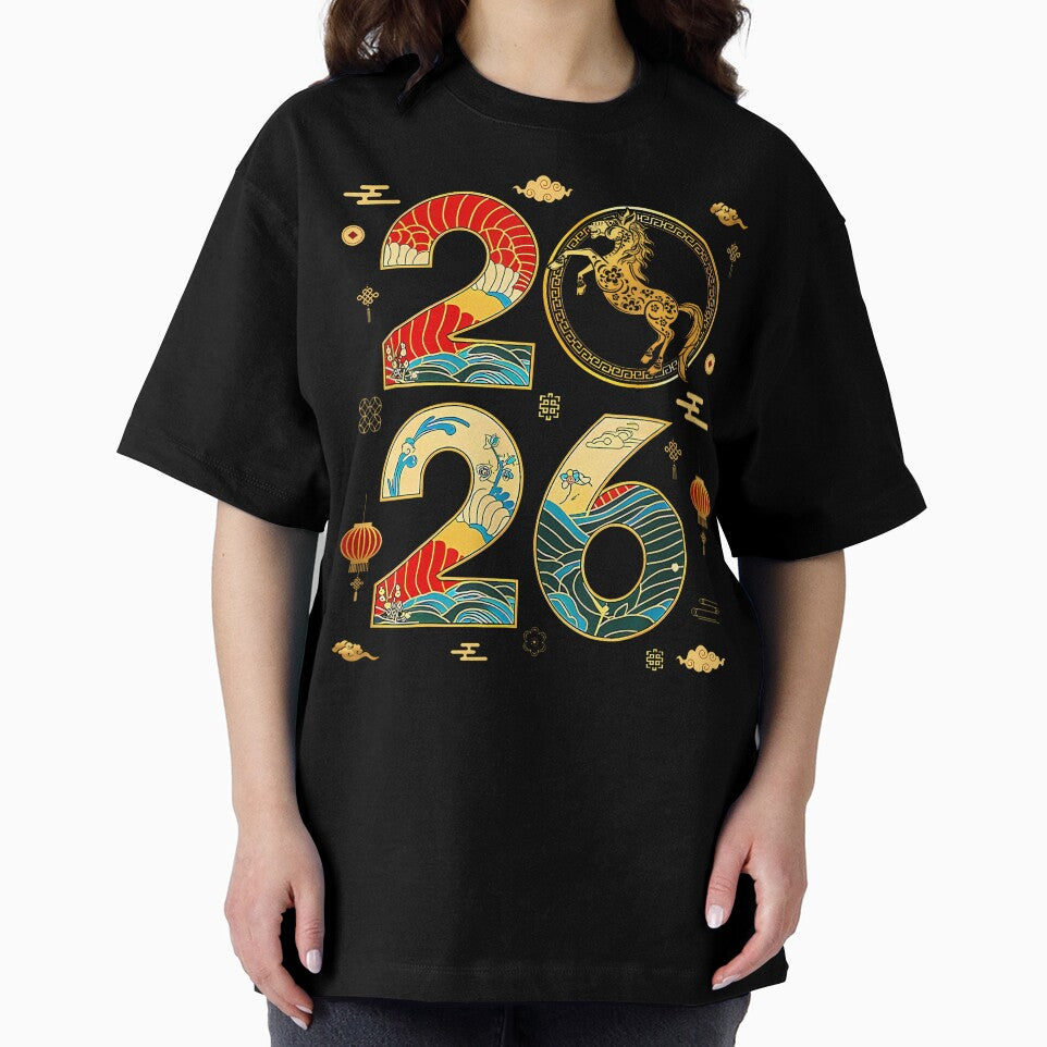 Year Of The Horse 2026 Lunar New Year Chinese Zodiac Horse M by DoraBlanche