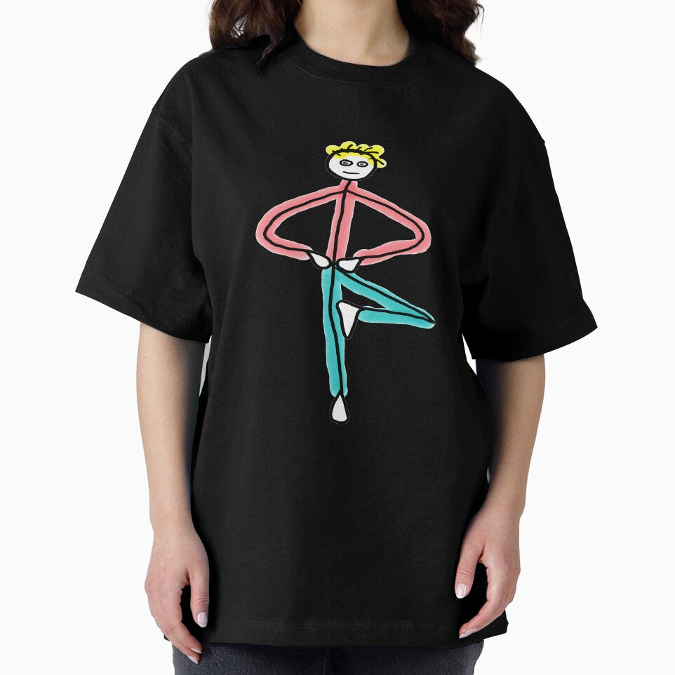 Yoga Tree Pose Stickman by Mark-Ewbie