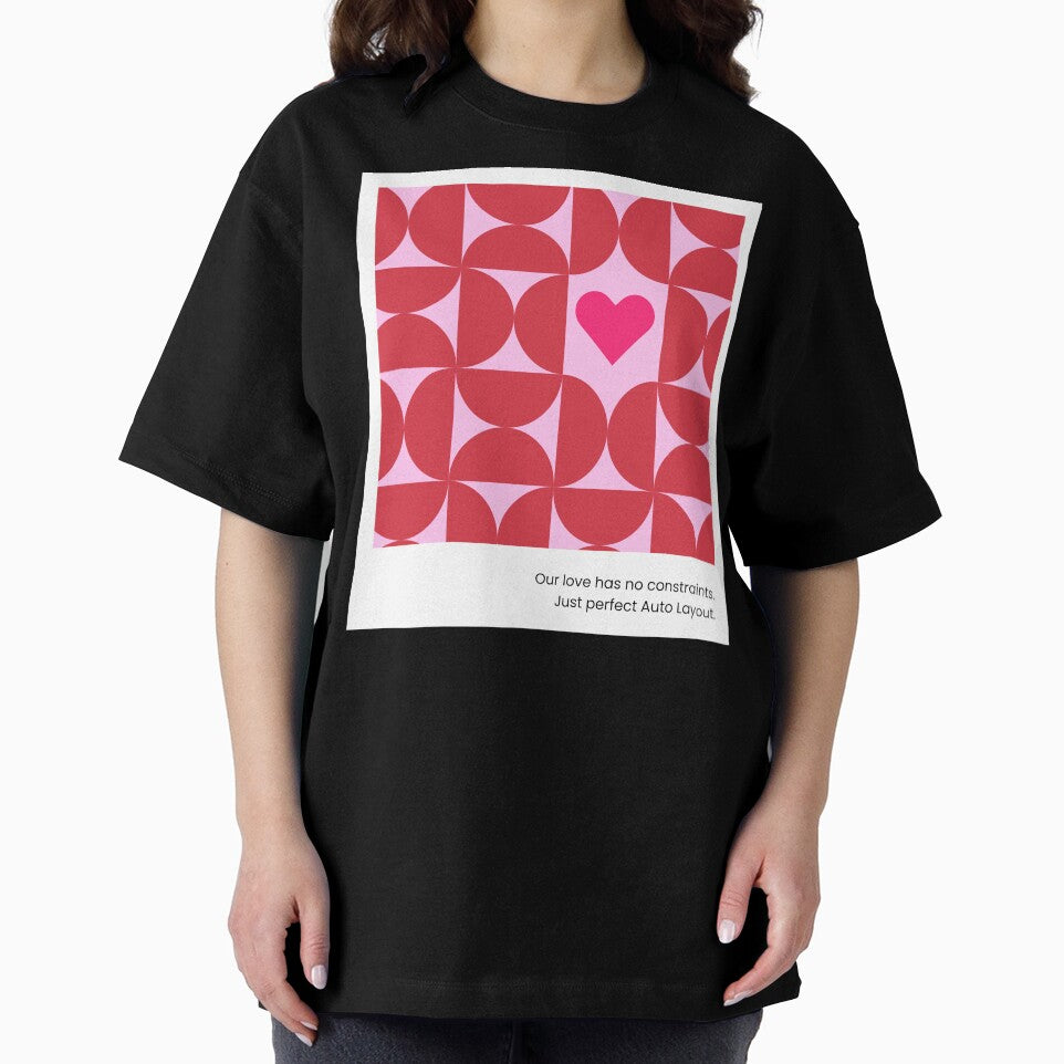 Our Love Has No Constraints. Just Perfect Auto Layout — Designer Valentine Statement by Artio-ArtShop