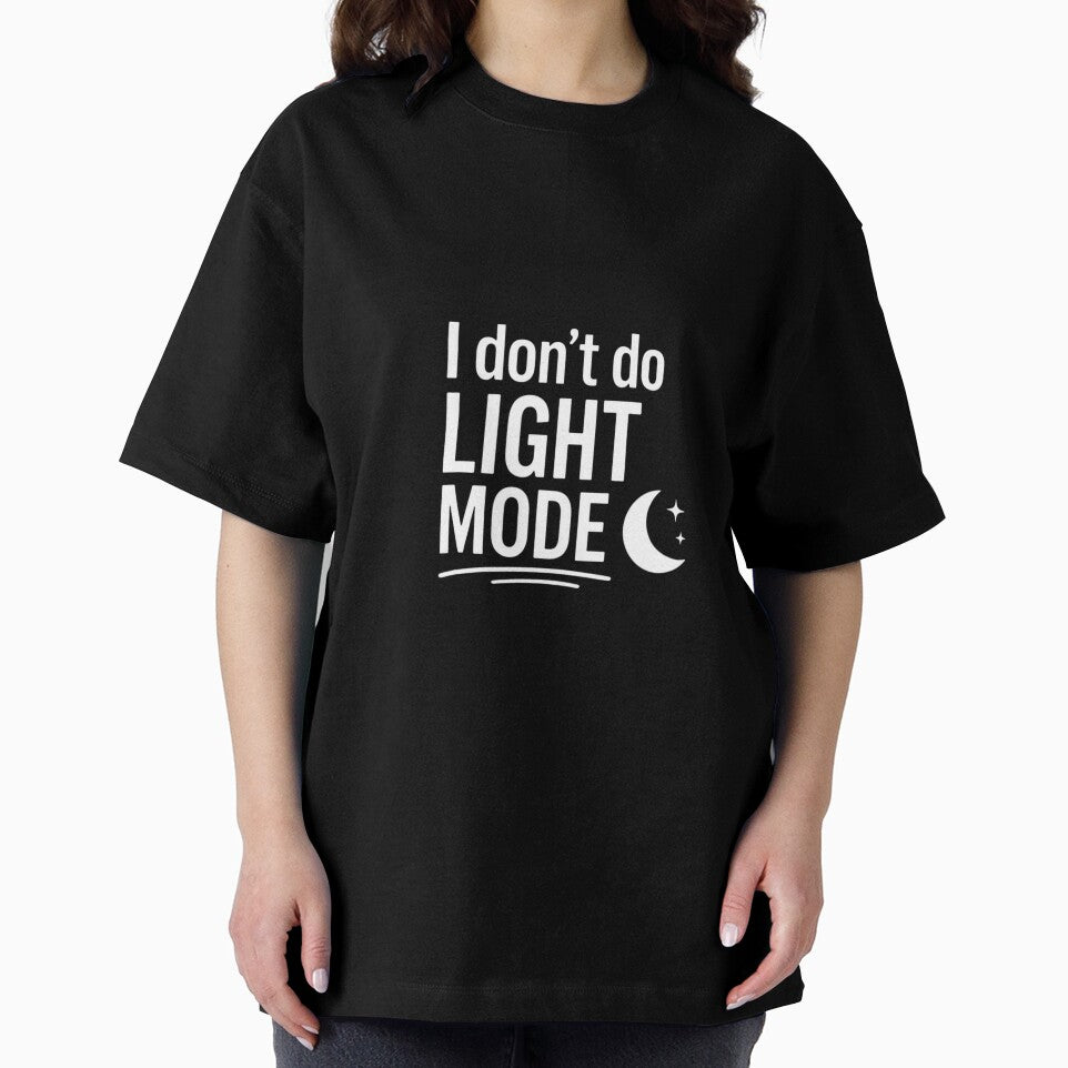 I Don’t Do Light Mode White – Developer Humor by CtrlAltLaugh