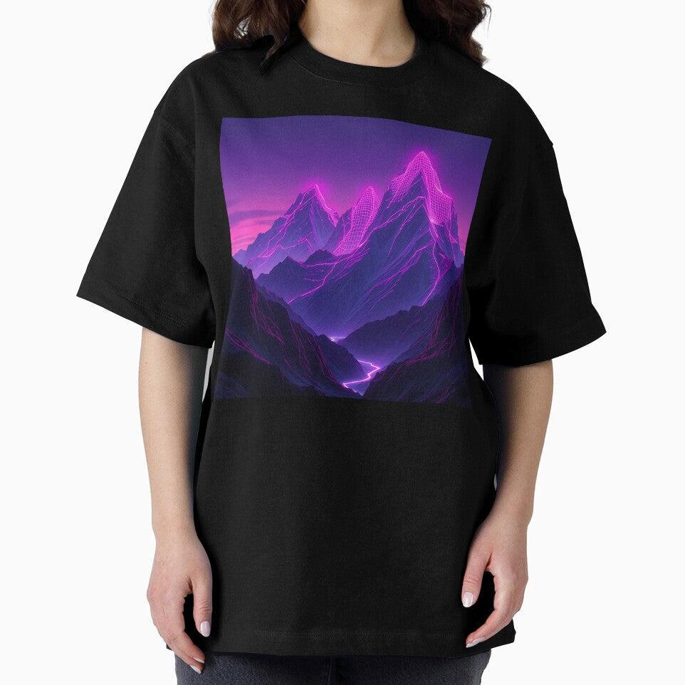 Neon Landscape by AlienButterfly