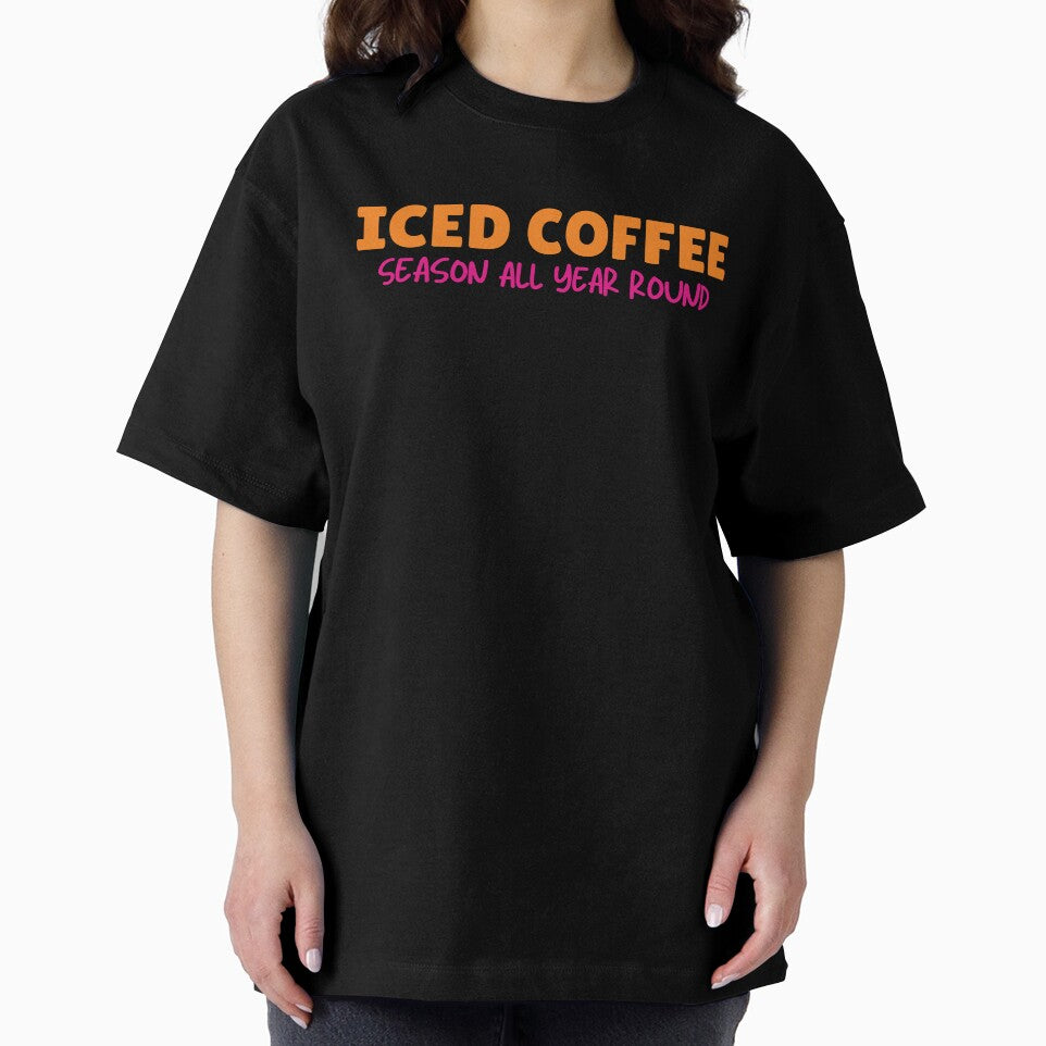 Iced Coffee Season All Year Round | Iced Coffee Lover | Coffee Lover | Cold Brew | Cold Coffee | Caffeine by PrintEveryday