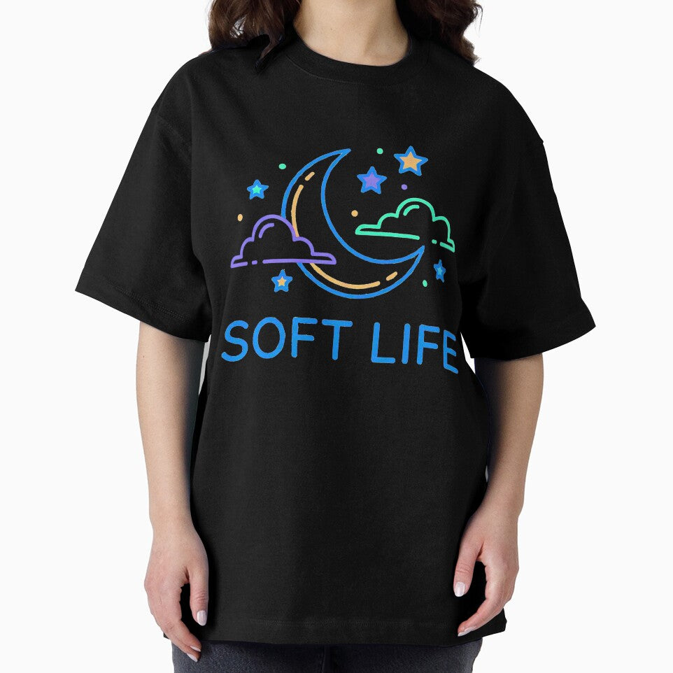 Soft Life Minimalist Moon & Stars Pastel Aesthetic by Tamer ⭐⭐⭐⭐⭐