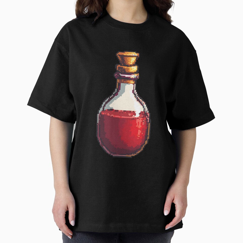 Retro Pixel Art: 8-bit Health Potion by bapupa