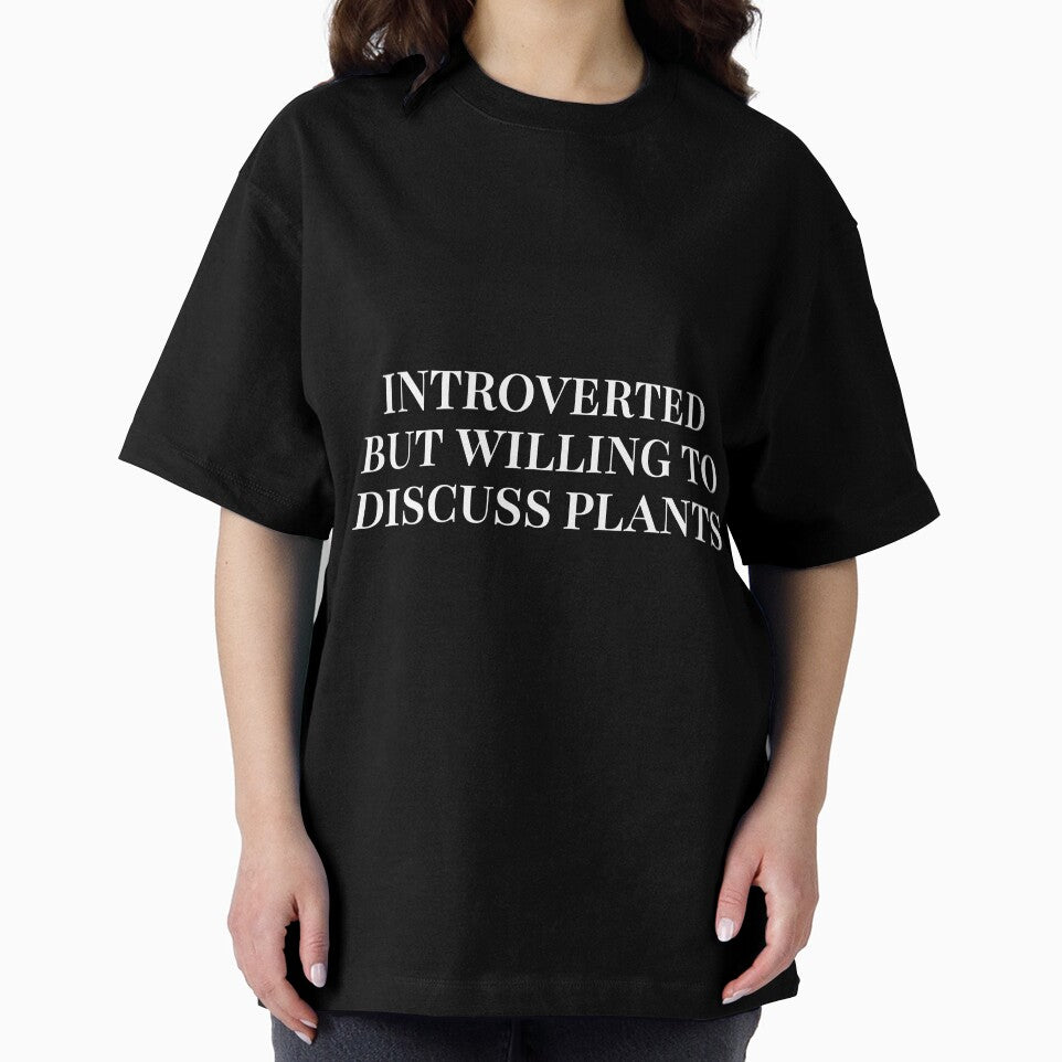 Introverted But Willing To Discuss Plants Funny Gift by Mikidesign1988
