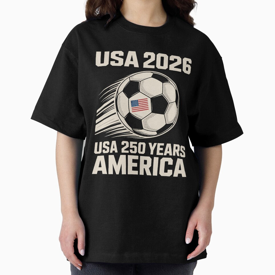 Usa 2026 Soccer 250 Years Women Kids 4th of July by grounabslaninal