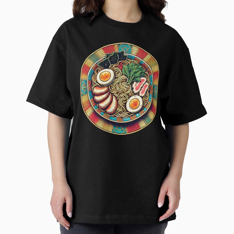 Authentic Japanese Ramen Bowl | Traditional Noodle Soup Art Print by DrawHandArt