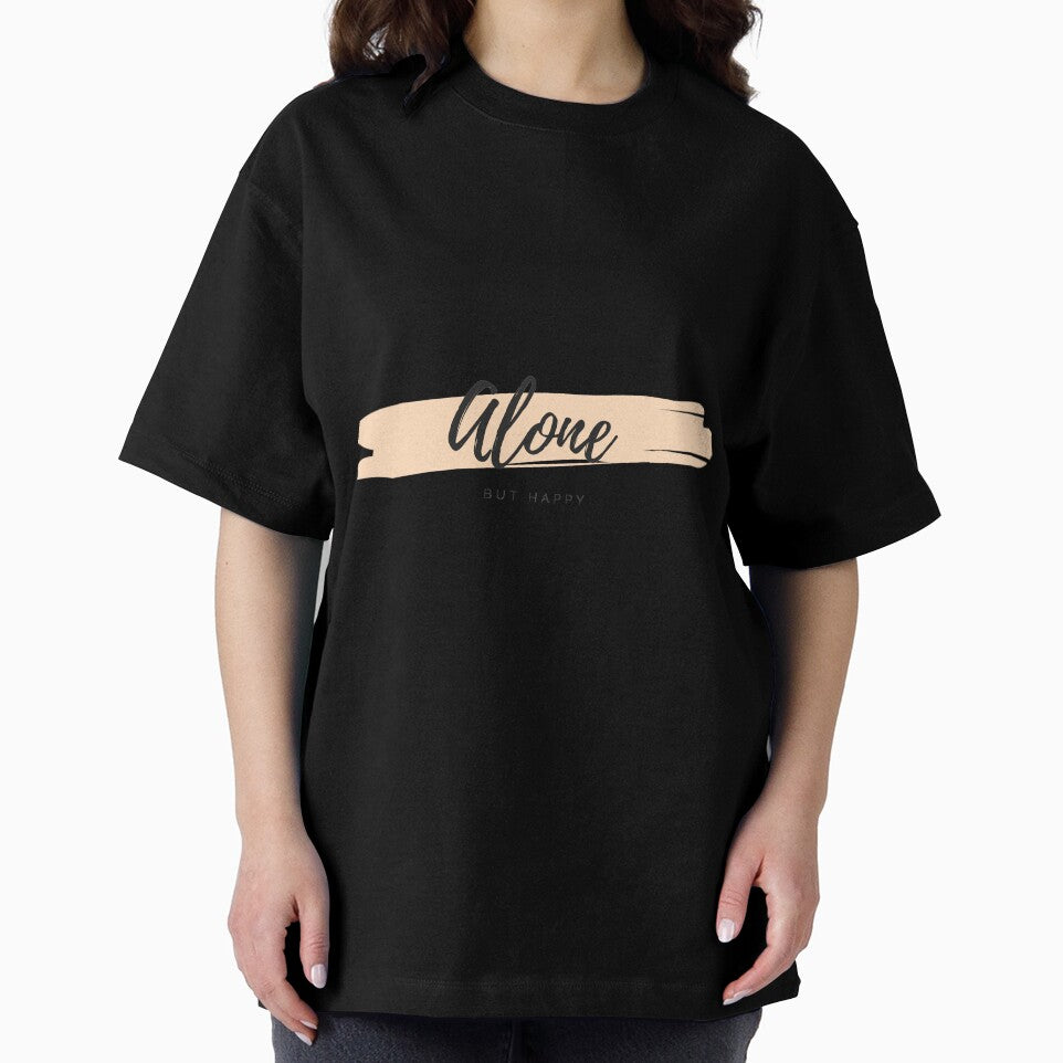 Alone but  happy Classic T-Shirt by Designer-brahim