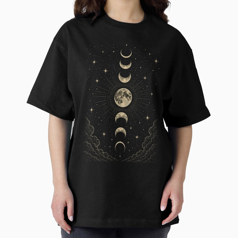Vintage Lunar Occult Illustration by Mystic & Celestial Art