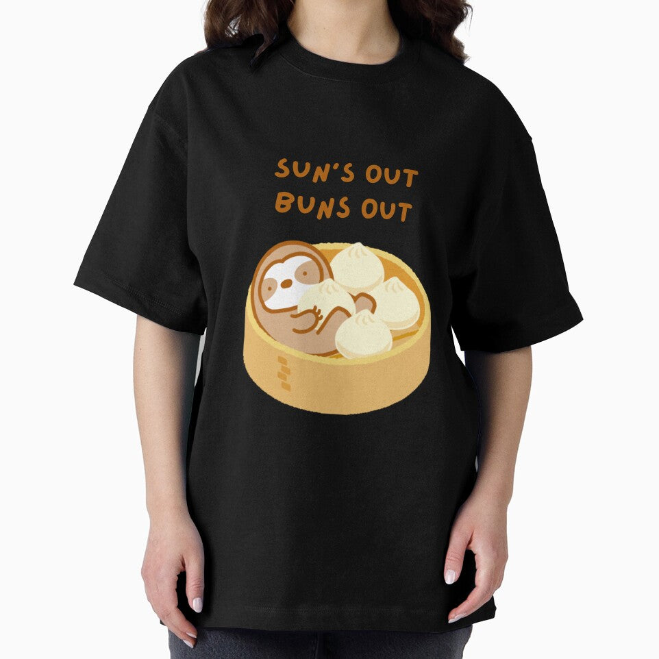 Sun Is Out Buns Out Steamed Bun Sloth by theslothinme