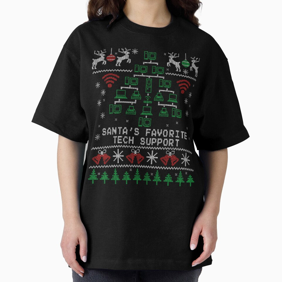 Santa's Favorite Tech Support Christmas for IT Professionals by Nerd Shizzle