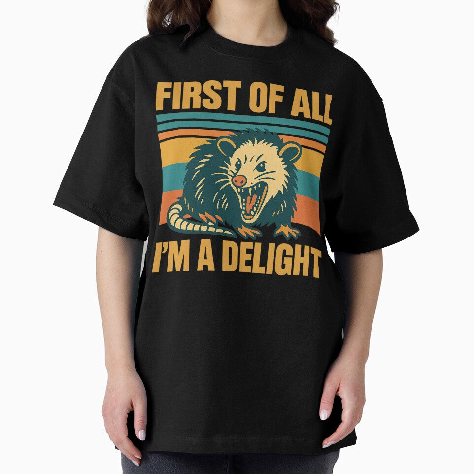 Angry Possum png｜I'm a delight png｜i'm a delight png｜funny opossum png｜first of all png｜possum png｜funny possum png｜opossum png｜feral girl by PixelBlooming