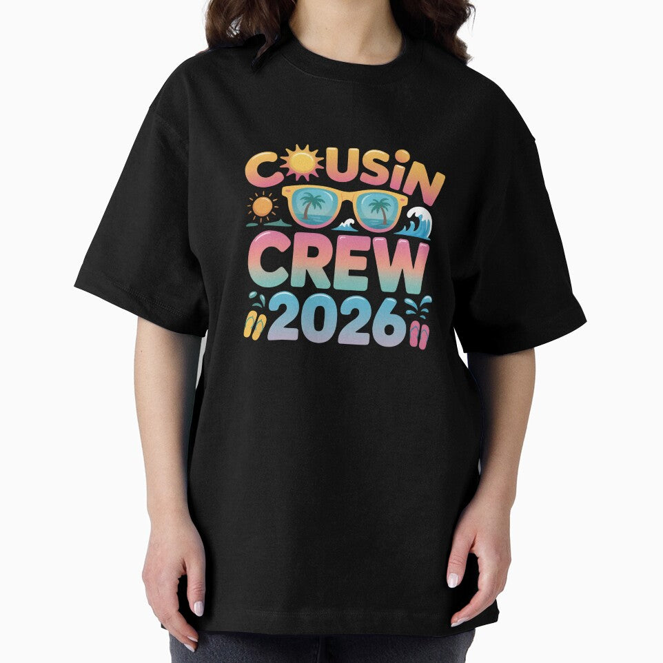Cute Cousin Crew 2026 Summer Vacation Matching Family, Beach Holiday Graphic by Zizo-DR44