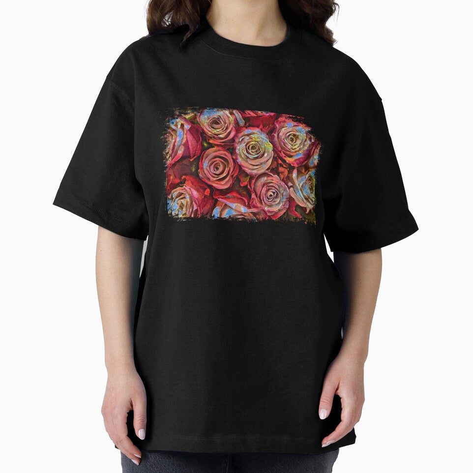 Colorful Roses In A Grunge Style by Heathermarie321