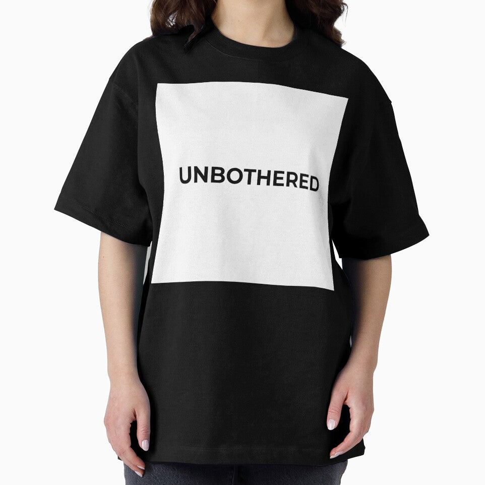 UNBOTHERED - Minimalist Typography by SilenceStudio