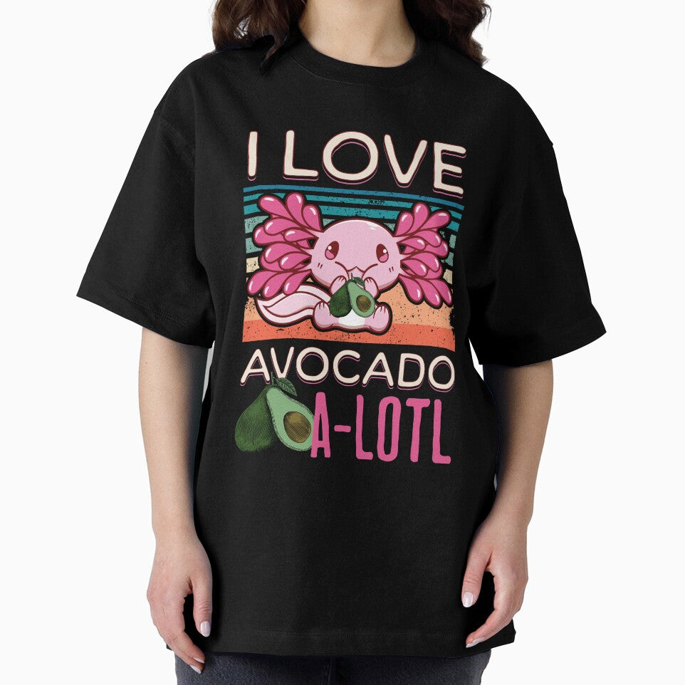 I Love Avocado  A-lotl Pink Cute Axolotl For Avocado Axolotol Lovers Funny by JooArtPrints  ★★★★★