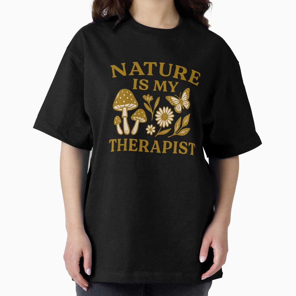 Nature Is My Therapist Cottagecore Forest Design by JRRouse