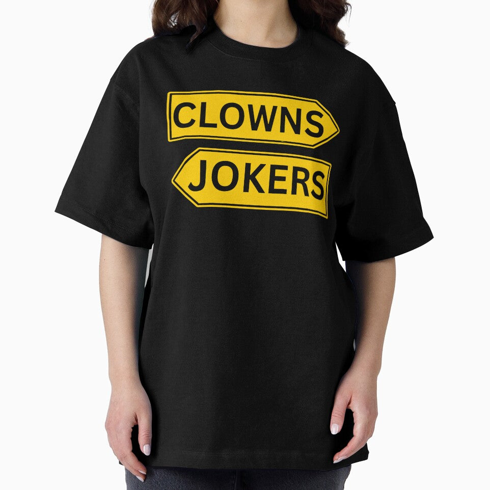 Clowns and Jokers Road Signs Sarcastic Direction by erozzz