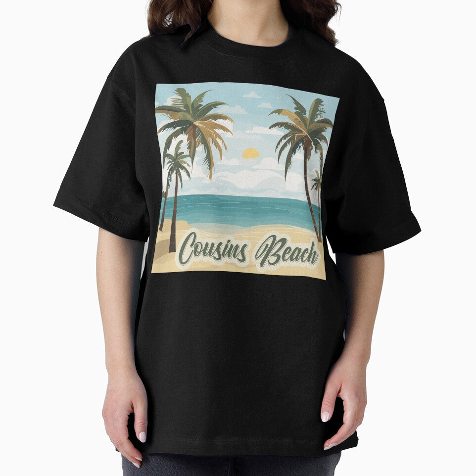 Cousins Beach Tropical Palm Tree Summer Vacation Art by PixelWaveBD