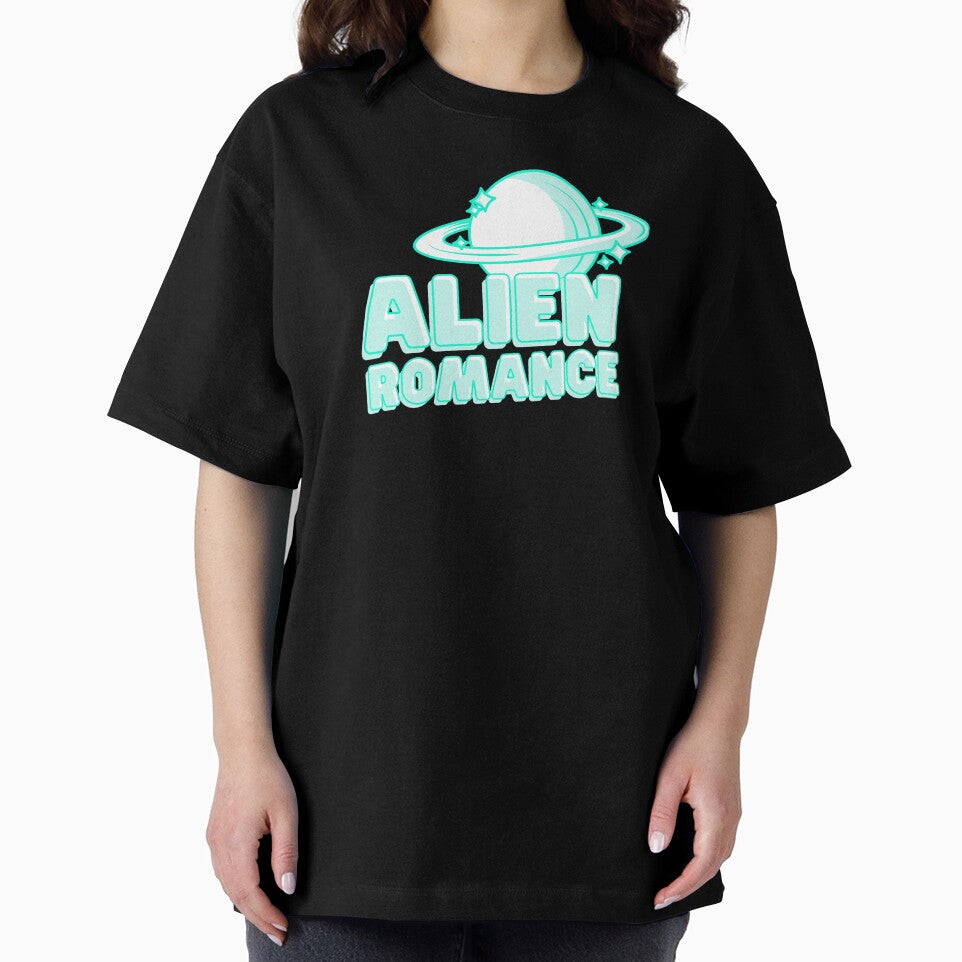 Alien Romance Retro Planet Bookish Sci-Fi Graphic by feralheartsclub