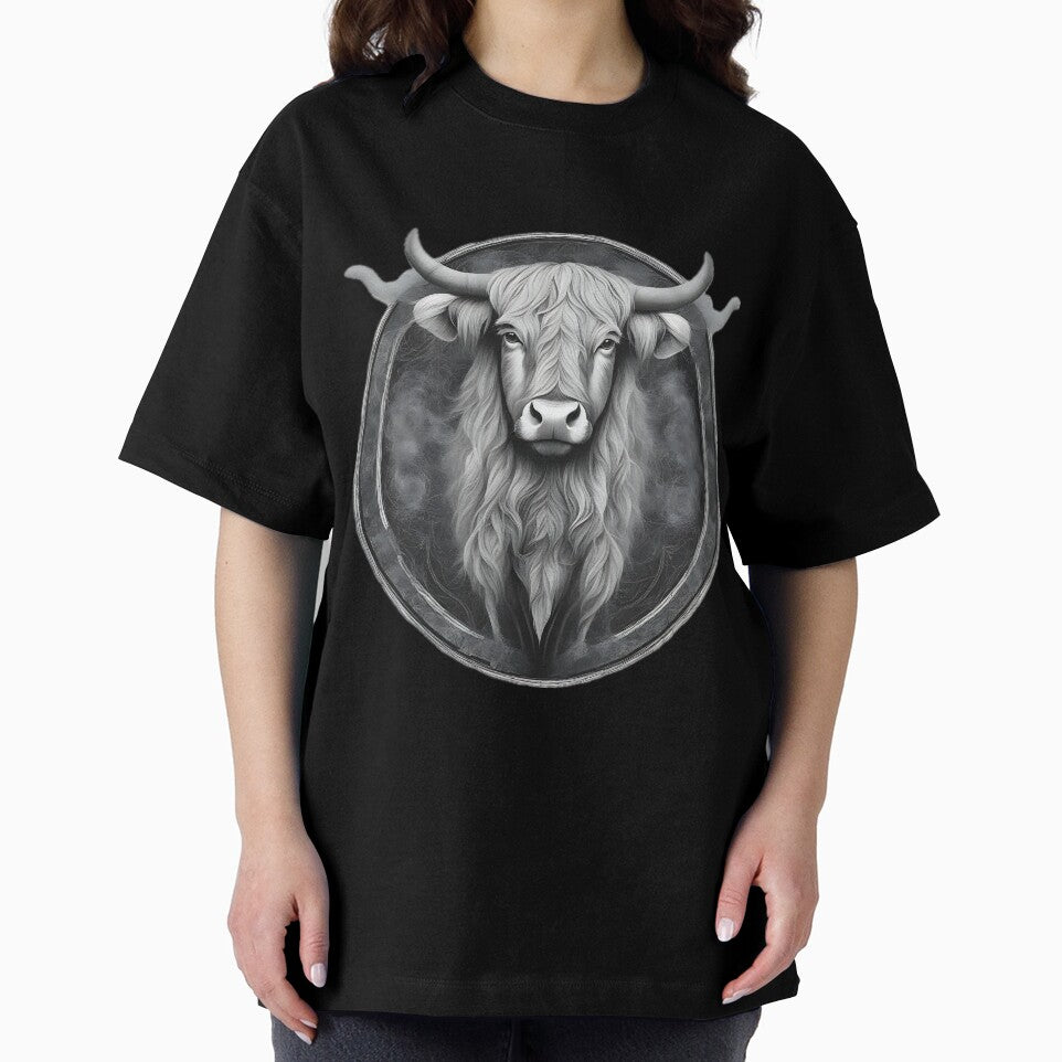 Highland Cow Ethereal Logo by Zenvo