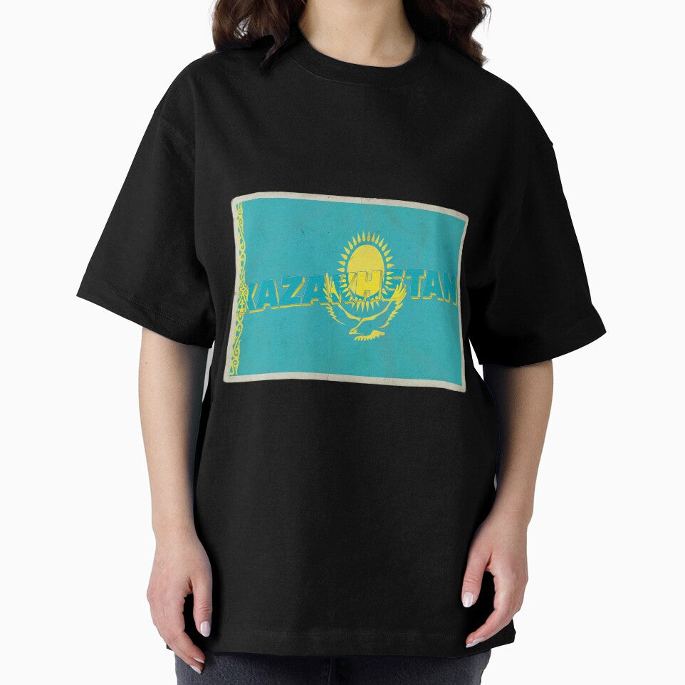 Kazakhstan Vintage style retro souvenir by DeveloperProp0