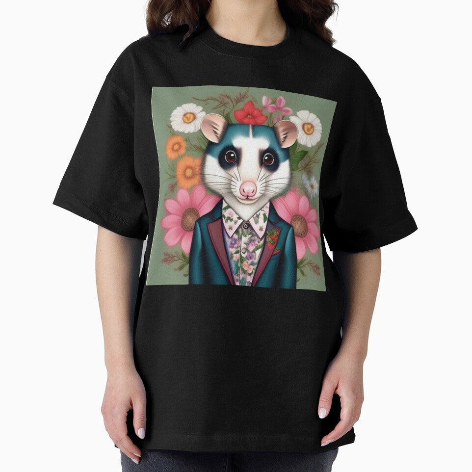 Opossum floral by Roxburylane