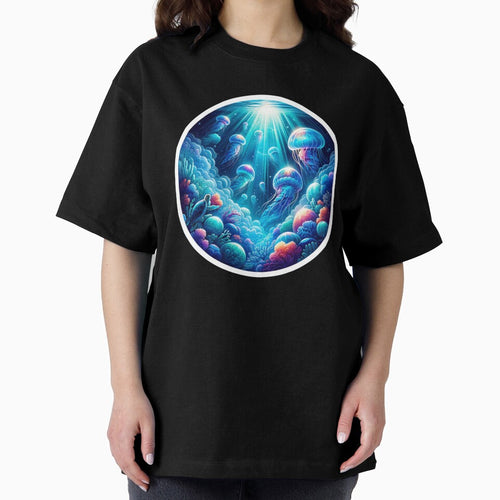 "Enchanting Underwater Marine Life Sticker Design" by ForFamily1120