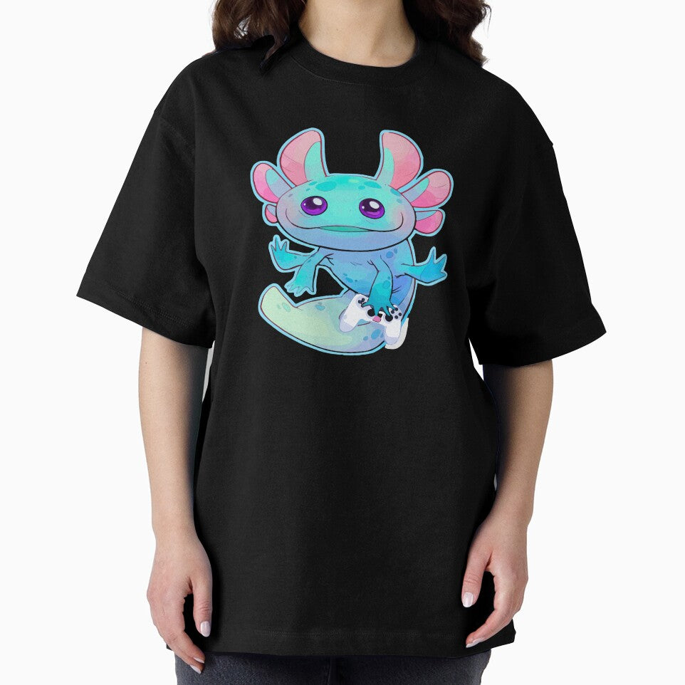 Axolotl Fish Playing Video Game White Axolotl Lizard Gamers by ZOUBAH