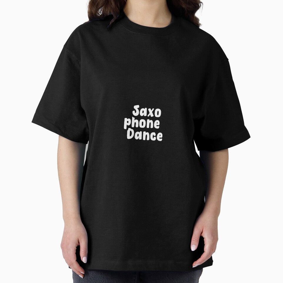 Funny Illustration Saxophone And Dance by Stickers  Designer