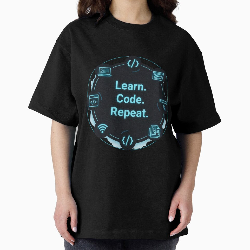 Learn. Code. Repeat. – Modern Design for Programmers & Tech Students by Amr Darwish Graphic designer